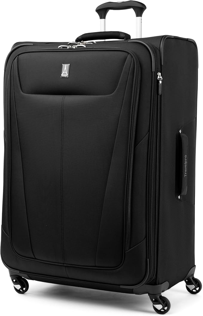 Travelpro Maxlite 5 Softside Expandable Checked Luggage with Spinner Wheels, Lightweight, 29-Inch — Black