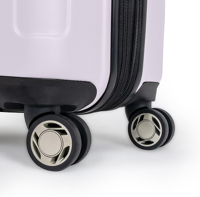 Kenneth Cole REACTION Renegade Luggage Expandable 8-Wheel Spinner Lightweight Hardside Suitcase, Orchid Ice, 20-Inch Carry On