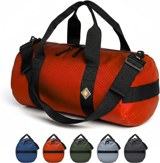 Diamond Ripstop Duffle Bags, Ultra Tough & Tear Resistant, Reinforced Stitching, Weatherproof, Packable Foldable Duffle Bag for Traveling