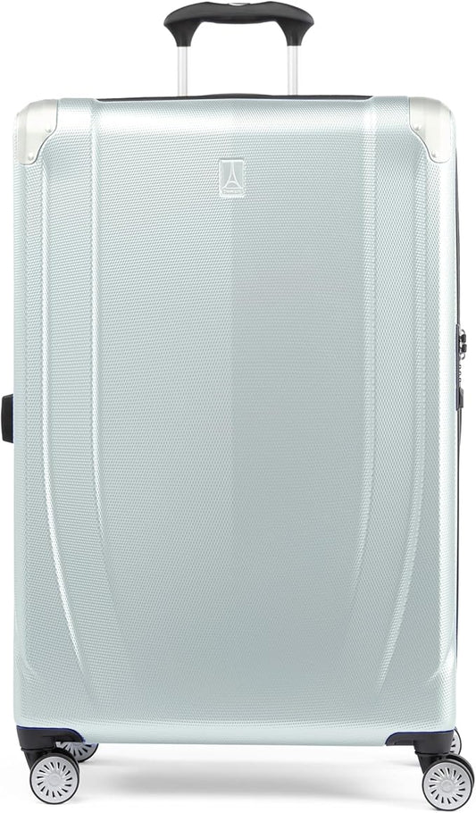 Travelpro Pathways 3 Hardside Expandable Luggage, 8 Spinner Wheels, Lightweight Hard Shell Suitcase, Cloud Grey, Checked Large 28 Inch