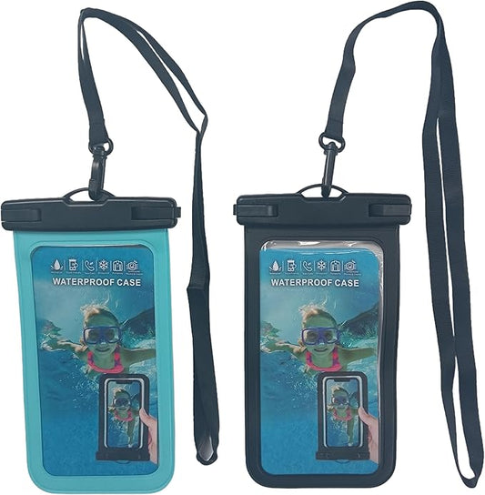 Waterproof Phone Pouch, Waterproof Phone Case, for iPhone 17 16 15 14 Pro Max，IPX8 Waterproof Rating, airtight Zipper Seal