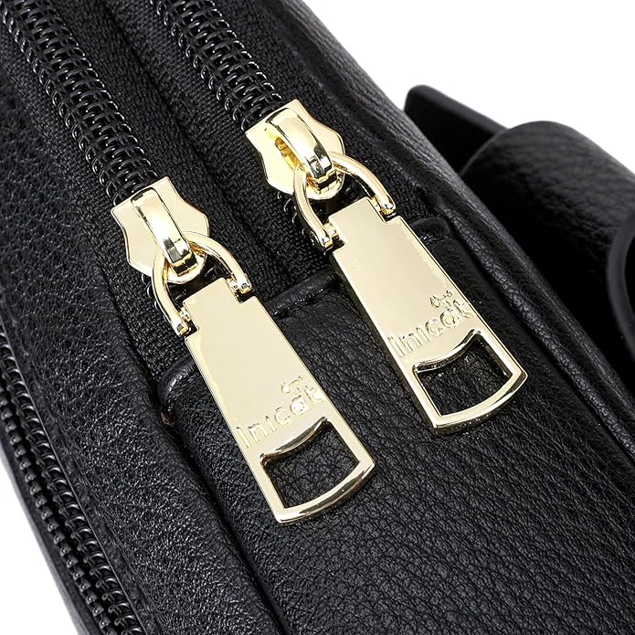 INICAT Travel Small Crossbody Sling Bags Women Cross Body Purses Passport Holder Vegan Leather Fanny Packs Birthday Gifts