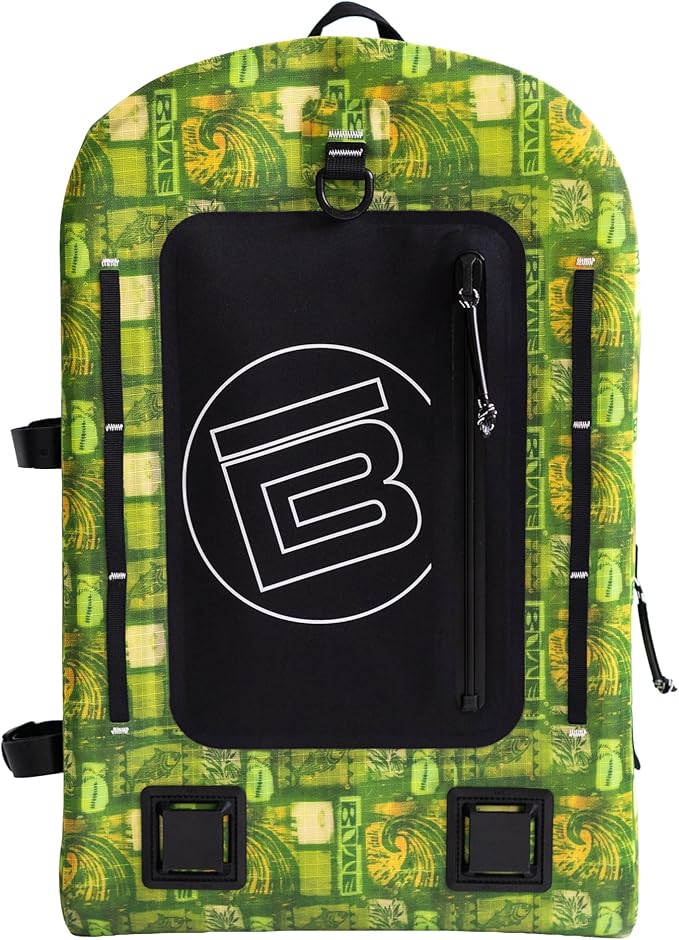 BOTE Highwater Backpack Waterproof Outdoor Zipper Dry Bag 28 Liter Capacity Molle Straps Fully Submersible Watersports Kayaking Fishing Hunting Boating