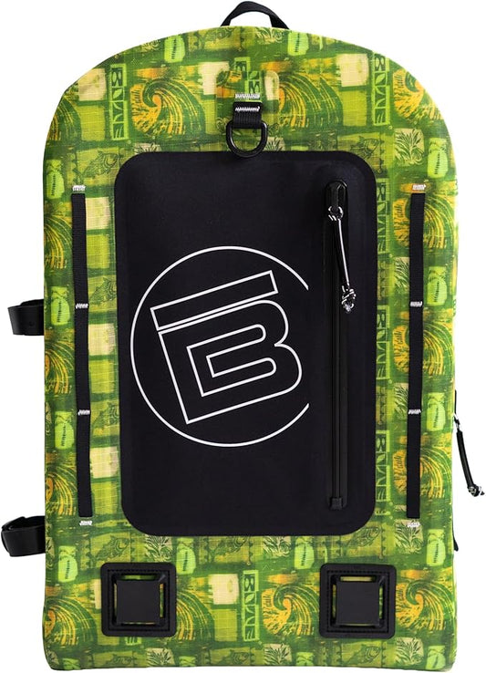 BOTE Highwater Backpack Waterproof Outdoor Zipper Dry Bag 28 Liter Capacity Molle Straps Fully Submersible Watersports Kayaking Fishing Hunting Boating