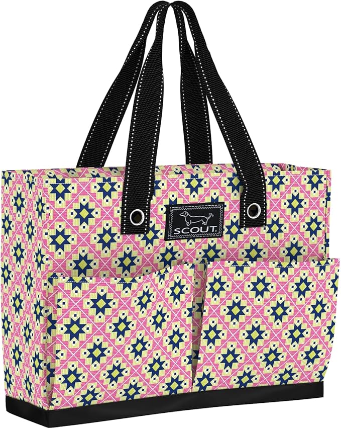 SCOUT Uptown Pocket Tote - Medium Multi-Use Tote Bag for Women, Nurses, Teachers, and Moms, 5 Pockets, Breakaway Zipper