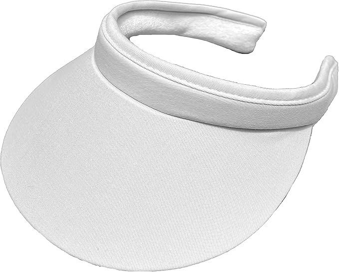 Women's Slip-on Visor, White, One Size