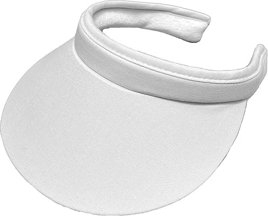 Women's Slip-on Visor, White, One Size