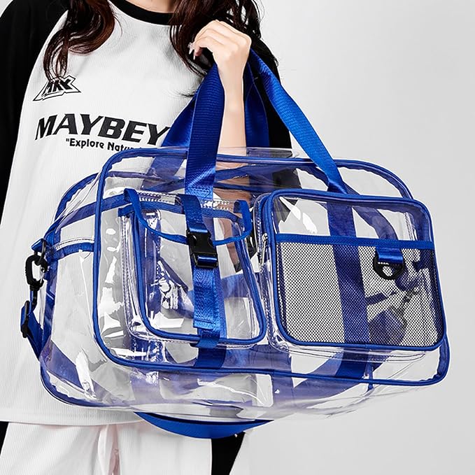 Small Gym Bag for Women, Travel Duffle Bag Carry On Weekender Bag with Shoe Compartment