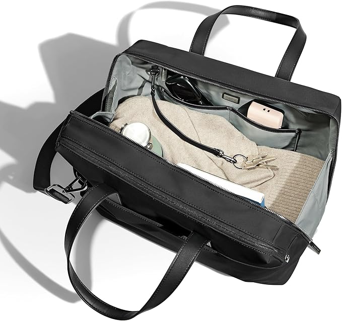 Away Everywhere Bag, Padded Laptop Sleeve, Water Resistant For Every Day Use, Removable Shoulder Strap, Daily Work Bag, Travel Essential Approved Personal Item, Jet Black