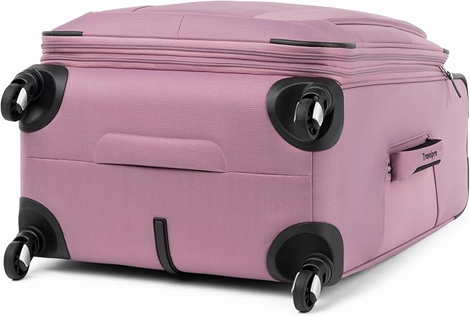 Travelpro Maxlite 5 Softside Expandable Checked Luggage with Spinner Wheels, Lightweight, 25-Inch — Orchid Pink Purple