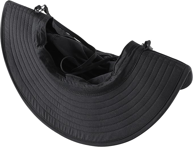 Connectyle Outdoor UPF50+ Men's Sun Hat Foldable Wide Brim Bucket Hat for Fishing Hiking Gardening Breathable Safari Hat