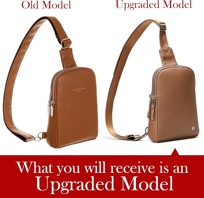 INICAT Travel Small Crossbody Sling Bags Women Cross Body Purses Passport Holder Vegan Leather Fanny Packs Birthday Gifts
