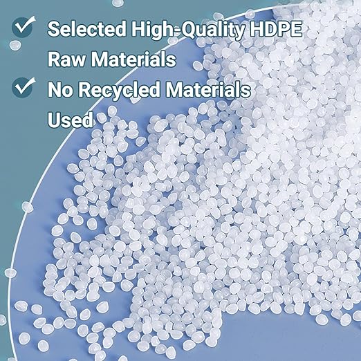 2oz Leak Proof Plastic Bottles with Caps, Laboratory Reagent Bottle, Reusable Small Pill Storage Containers for Travel, Classrooms, Home (6 pack translucent)