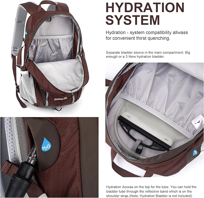 MOUNTAINTOP 25L/40L Hiking Backpack,Lightweight Travel Backpack for Men Women Outdoor Backpacking, Camping