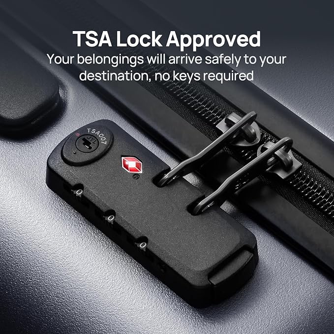 NINETYGO Medium Checked Luggage 26 Inch, Checking In Luggage with Smooth Spinner Wheels, Lightweight, Hard Shell PC Suitcase, Lightweight Travel Luggage, TSA Approved (Grey, Rhine Basic)