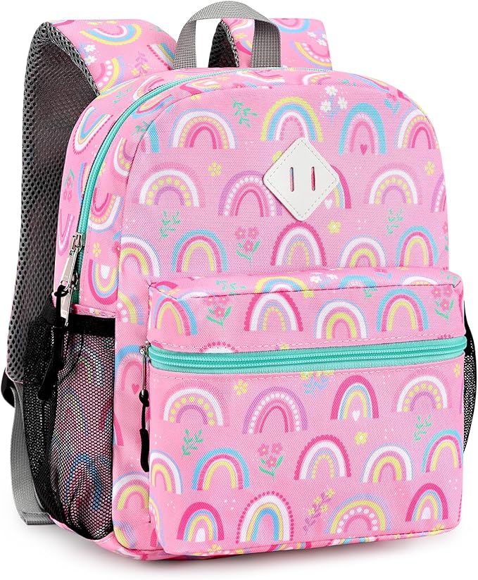STEAMEDBUN Toddler Backpack for Boys 2-4,Rainbow Preschool Backpack for Baby Daycare,Mini