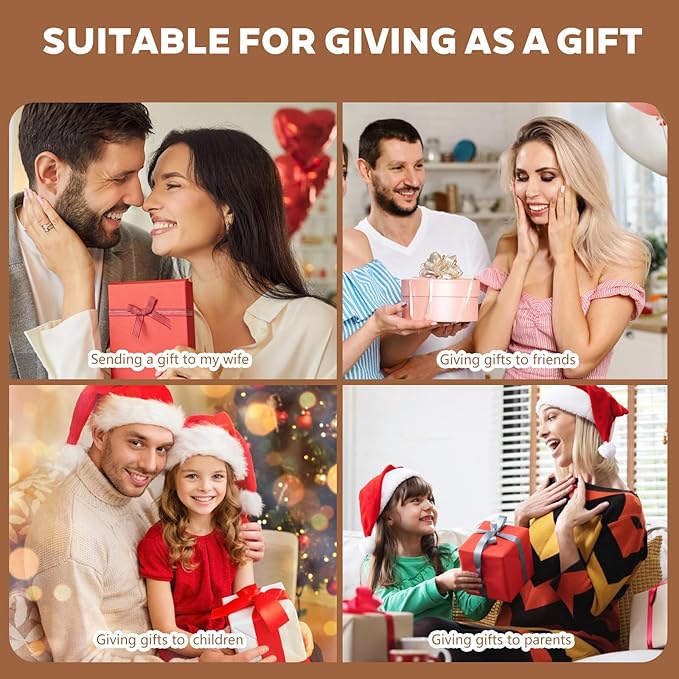 3PCS Small Makeup Bag for Women, Mini Cosmetic Bags Leather Pocket Pouch Purse,Snap Closure Waterproof Portable Bag,Checkered Storage Travel Bag for Lipstick Change Glasses Coin Cards (Brown)