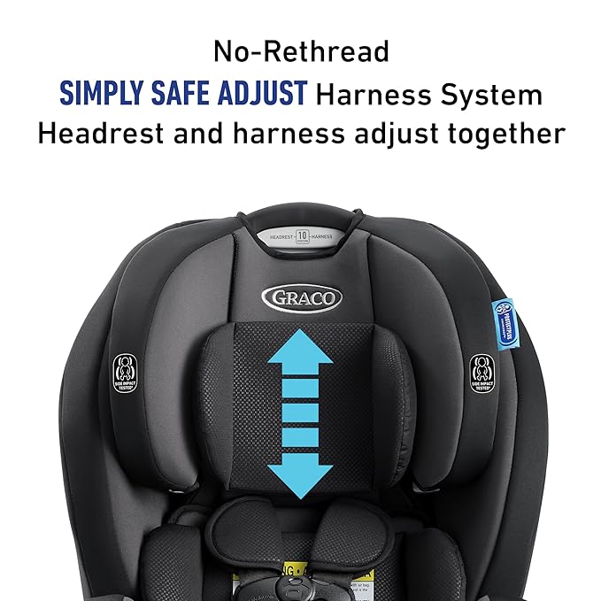 Graco TriRide 3-in-1 Reclining Car Seat, Kipling - Rear & Forward Facing Car Seat, Highback Booster, Adjustable Headrest
