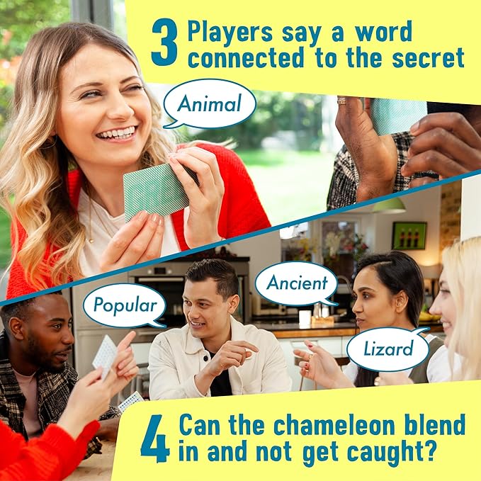 Big Potato The Chameleon, Award-Winning Board Game for Families & Friends for 3-8 Players