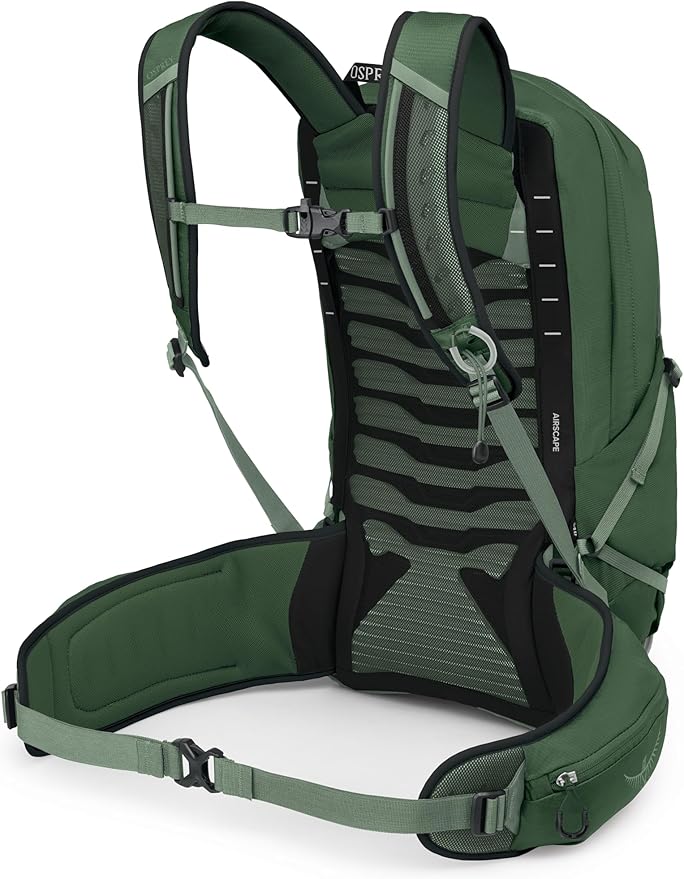 Osprey Talon 22L Men's Lightweight Hiking Backpack - Small Daypack for Travel & Camping, Green Canopy/Pine Leaf, Extended Fit