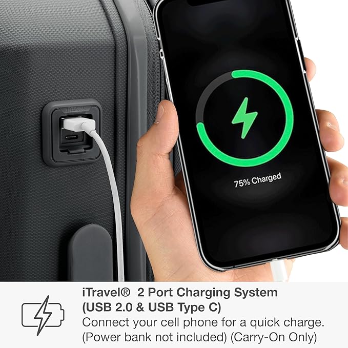 Traveler's Choice Pagosa Indestructible Hardshell Expandable Spinner Luggage, Gray, 3-Piece Set (22/26/30)