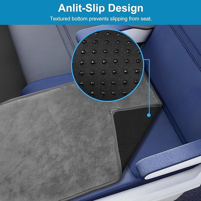 Toddler Airplane Bed & Travel Essentials - Kids Airplane Seat Extender, Portable Plane Bed for Flights