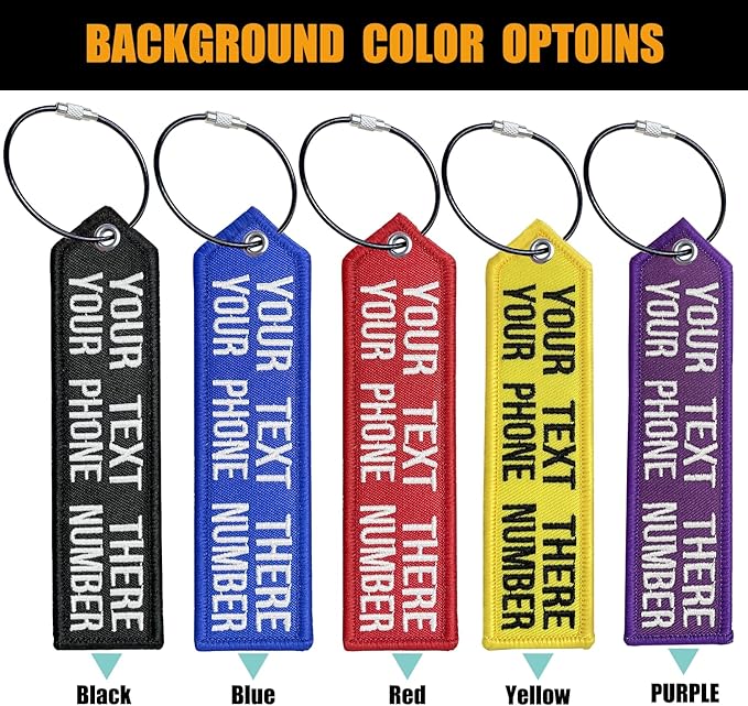 Personalized Luggage Tag, Customized Travel Suitcases Labels Tags with Stainless Steel Loop for Luggage,Crate,Belt,Key for Men Women Kids Girls Travel /2 Line