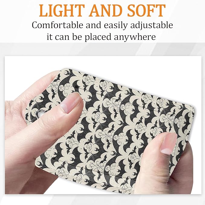 Halloween 3 Pack Luggage Tag for Suitcase, Unique Leather Travel Tags Identifiers with Privacy Name Address Labels & Durable Steel Loop for Women Men Travel