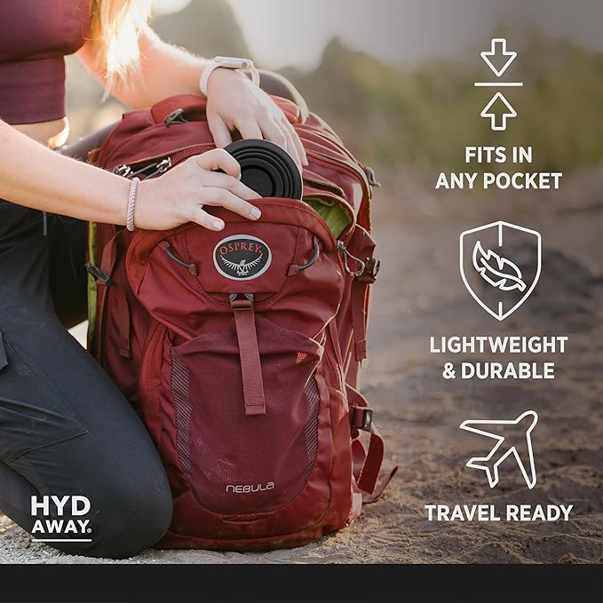 HYDAWAY 17oz Collapsible Water Bottle - BPA-Free, Leakproof, Lightweight, and Space-Saving - Perfect for Travel, Hiking, and Everyday Hydration
