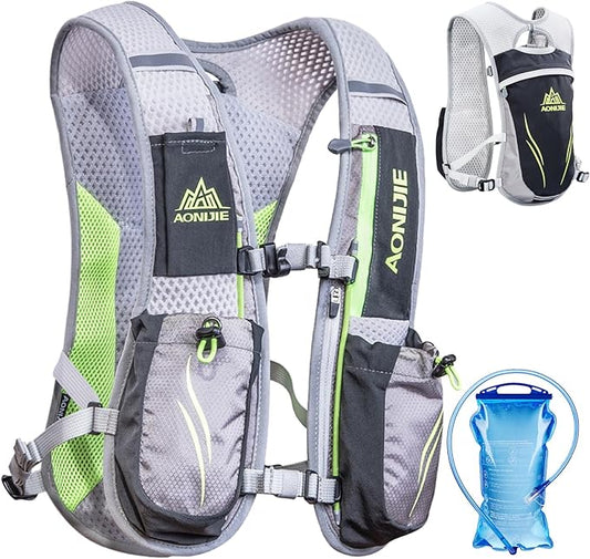 TRIWONDER Hydration Running Vest Backpack, Lightweight Water Pack for Men Women Hydration Backpack for Trail Race, Hiking, Cycling, Climbing, Camping, Jogging, Marathon