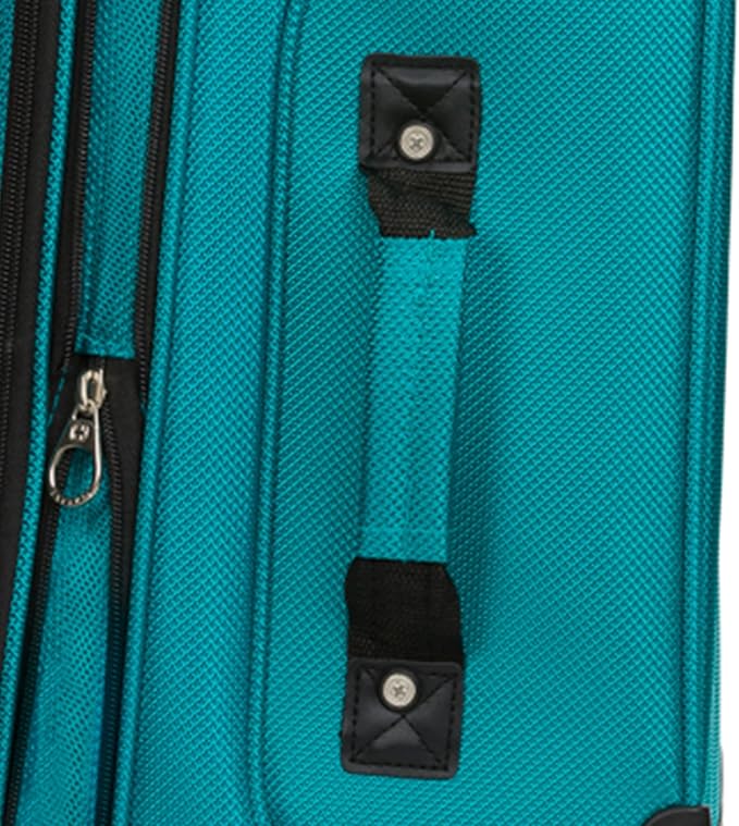 SwissGear Sion Softside Expandable Luggage, Teal, Carry-On 21-Inch