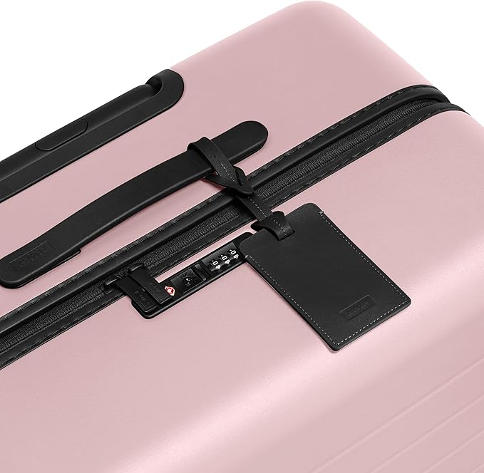 Away Large Checked Luggage, 29 Inch Hardside Suitcase with Spinner Wheels, Lightweight & Durable, TSA Lock, Blush Pink