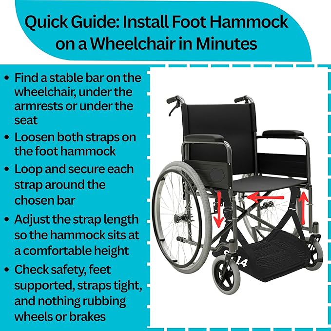 Premium Foot Hammock for Plane Travel – Foot Hanger for Flights Portable Foot Rest for Air Travel Memory Foam Leg Rest Under Desk Foot Hammock Travel Gift Men Women Wheelchair footrest Christmas