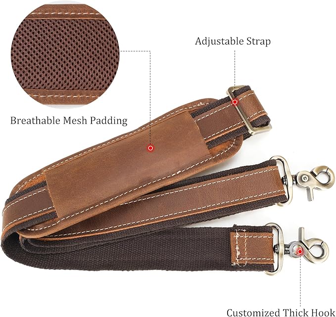 Polare 23" Full Grain Cowhide Leather Gym Duffle Weekender Overnight Travel Duffel Bag For Men