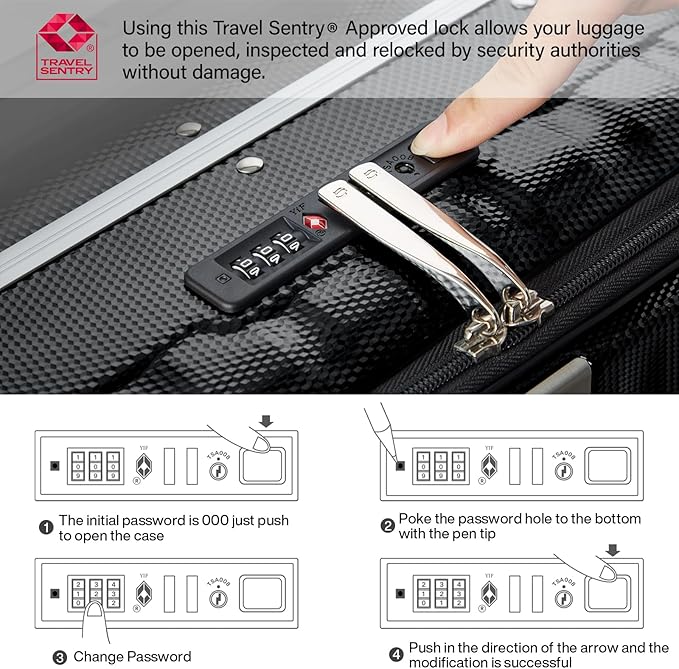 Hanke 16 inch Underseat Carry On Suitcases with Wheels,Lightweight Hard Shell Carry on Luggage with Wheels for Weekender,Top Opening Small Suitcase,Travel Luggage for Womem Men,Jet Black.