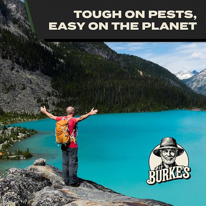 Burke's Mosquito Repel Spray, DEET-Free Mosquito Repellent for Skin & Outdoor Protection, 6 oz (180mL)