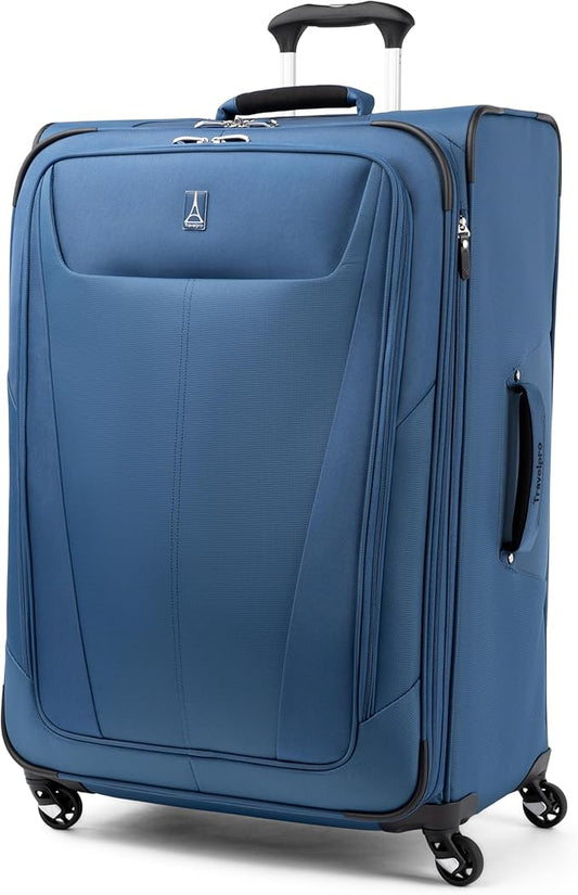 Travelpro Maxlite 5 Softside Expandable Checked Luggage with Spinner Wheels, Lightweight, 29-Inch — Ensign Blue