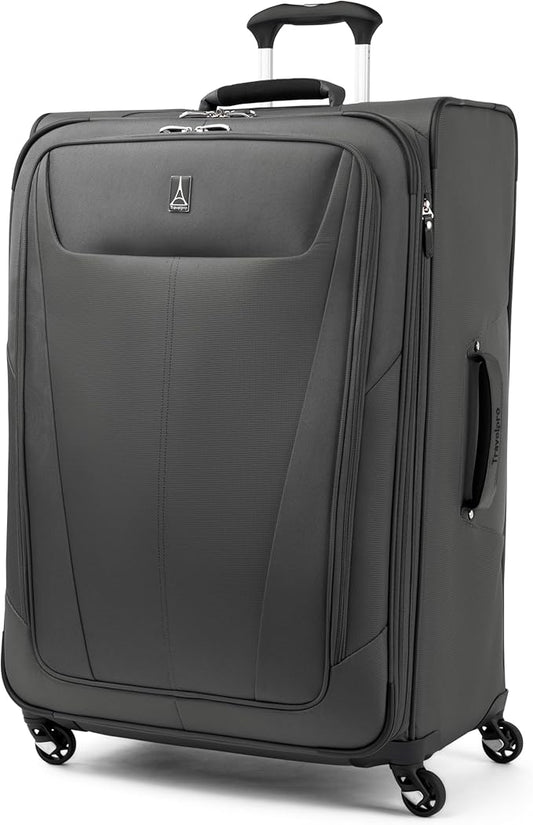 Travelpro Maxlite 5 Softside Expandable Checked Luggage with Spinner Wheels, Lightweight, 29-Inch — Shadow Grey