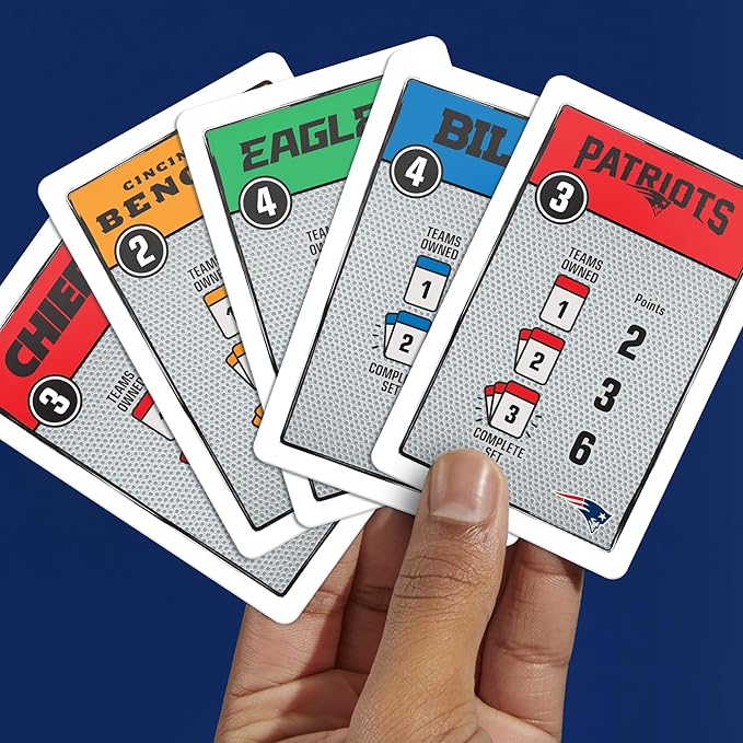 Monopoly Deal NFL Edition Game | Officially Licensed NFL Card Game for Families and Kids | Ages 8+ | 2-5 Players | 15 Mins. | Football Games | Christmas Stocking Stuffers