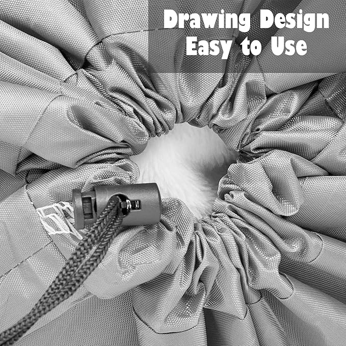 Sylfairy 2 Pack Extra Large Travel Laundry Bag, Rip-Stop Dirty Clothes Shoulder Bag with Drawstring, Heavy Duty Travel Laundry Bag, Large Laundry Hamper Liner (Black+Light Grey, 24" x 36")