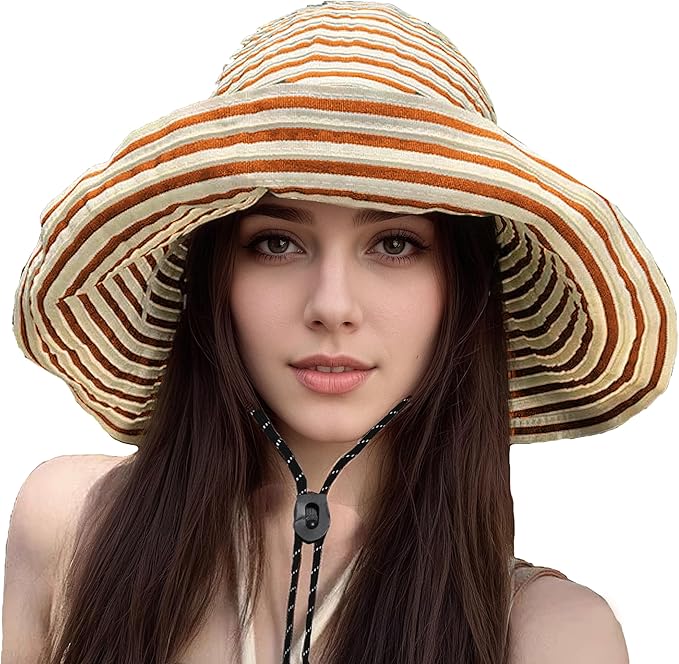 Sun Hat for Men Women UPF 50+ Fishing Hats Waterproof Wide Brim Boonie Bucket Hat for Safari Beach Hiking Garden