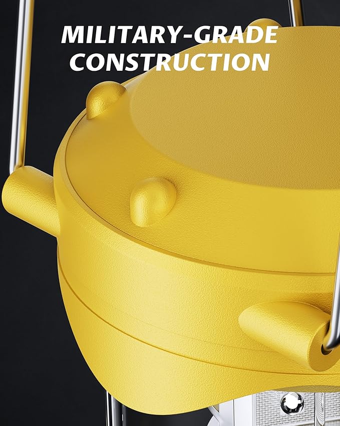 Lichamp 4 Pack LED Camping Lanterns, Battery Powered Camping Lights LED Collapsible Flashlight Portable Emergency Supplies Kit, A4YL