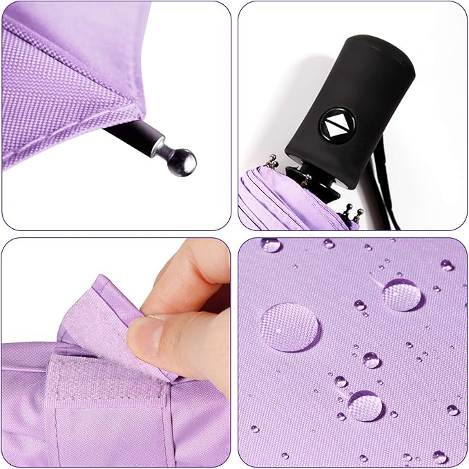 Shinok Travel Umbrella Compact Folding Sun Umbrellas Lighweight Auto Open Close for Women Parasol