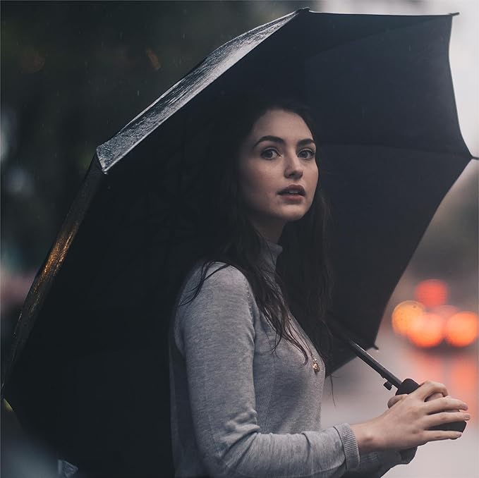 Windproof Mini Travel Umbrella with UPF 50+ Sun & Rain Protection - Ultra Compact & Lightweight, Pocket-Sized for Any Bag, Eco-Friendly Quick-Dry Fabric in Trendy Colors