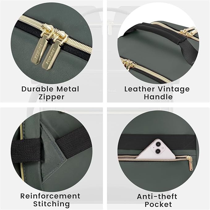 LOVEVOOK 50L Large Travel Backpack for Women Men Fits 17 Inch Laptop, Carry on Backpack for Traveling on Airplane, Personal Item Bag Airline Approved, Business Causal Weekender Backpacks