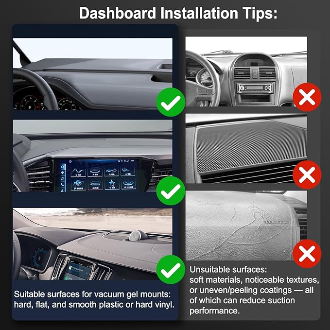 Vacuum Magnetic Suction Phone Holder, Foldable and Retractable Hands-Free Suction Cup Phone Mount for Car/Gym/Mirror/Smooth Surface, Compatible with iPhone and Android (Space Grey)