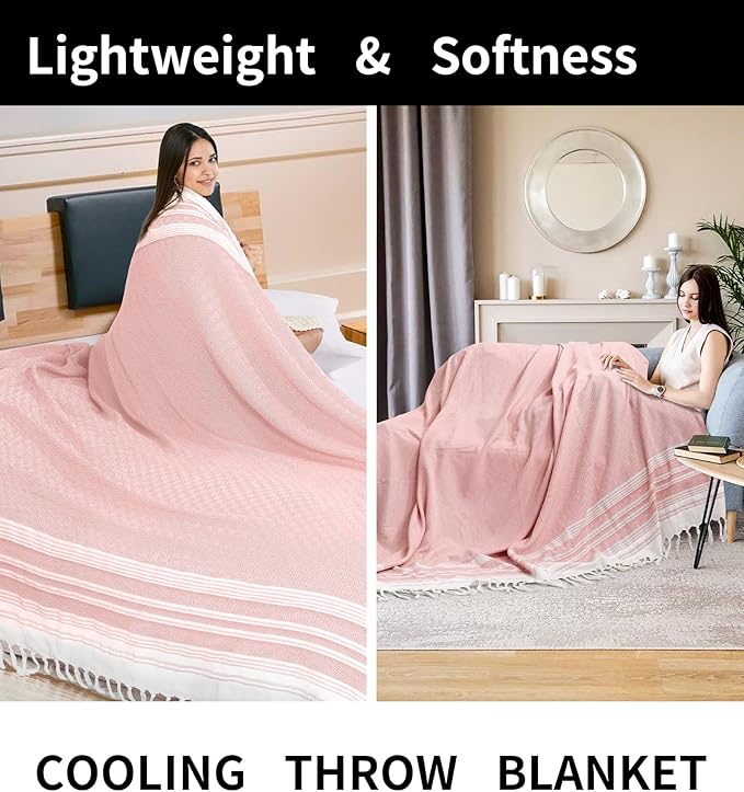 Extra Large Turkish Beach Towel Boho Beach Throw Blanket Adult Women Summer Vacation Essentials Cruise Accessories Pool Gear Must Haves Swim Stuff Necessities Oversized Thin Sandrpoof Compact
