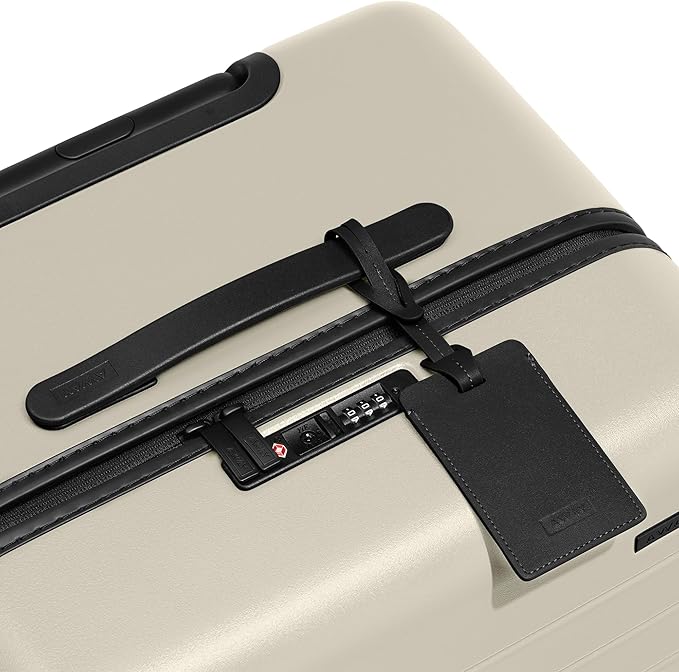 Away Large Trunk Luggage, 31 Inch Hardside Suitcase with Spinner Wheels, Lightweight & Durable, TSA Lock, Ideal for Long Trips, Salt White Matte