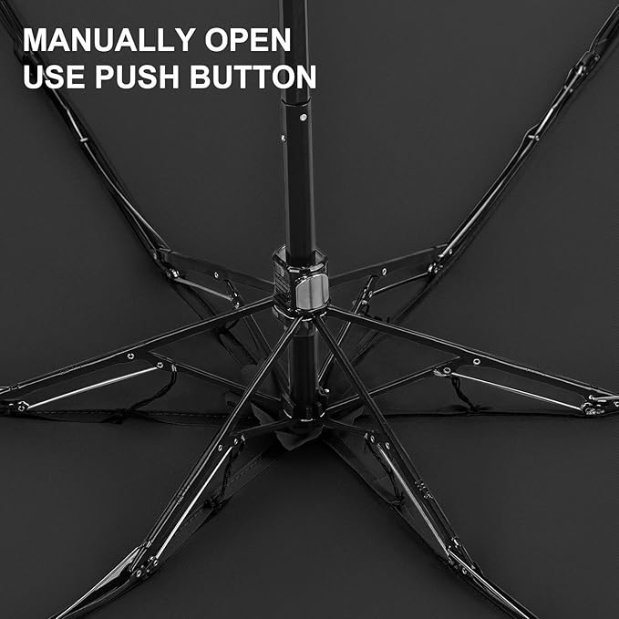 LEAGERA Compact Travel Umbrella with Case - Mini Umbrella for Purse, Small Lightweight &Tiny Design Perfect for Parasol Outdoor Sun&Rain Umbrellas