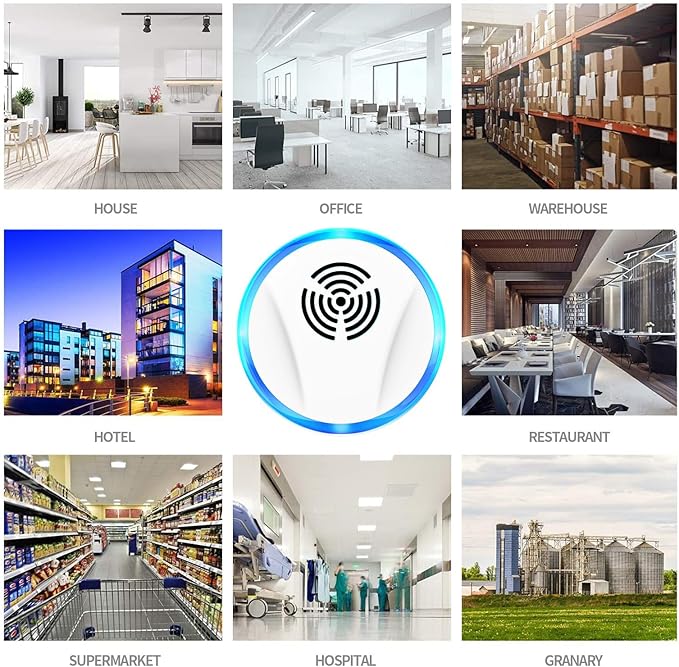 Ultrasonic Pest Control Repeller Indoor Plug in for Rodent Control, Mosquito Repellent, Cockroach Killer, Spider Deterrent, Electronic Mice Repellent. (2, White)